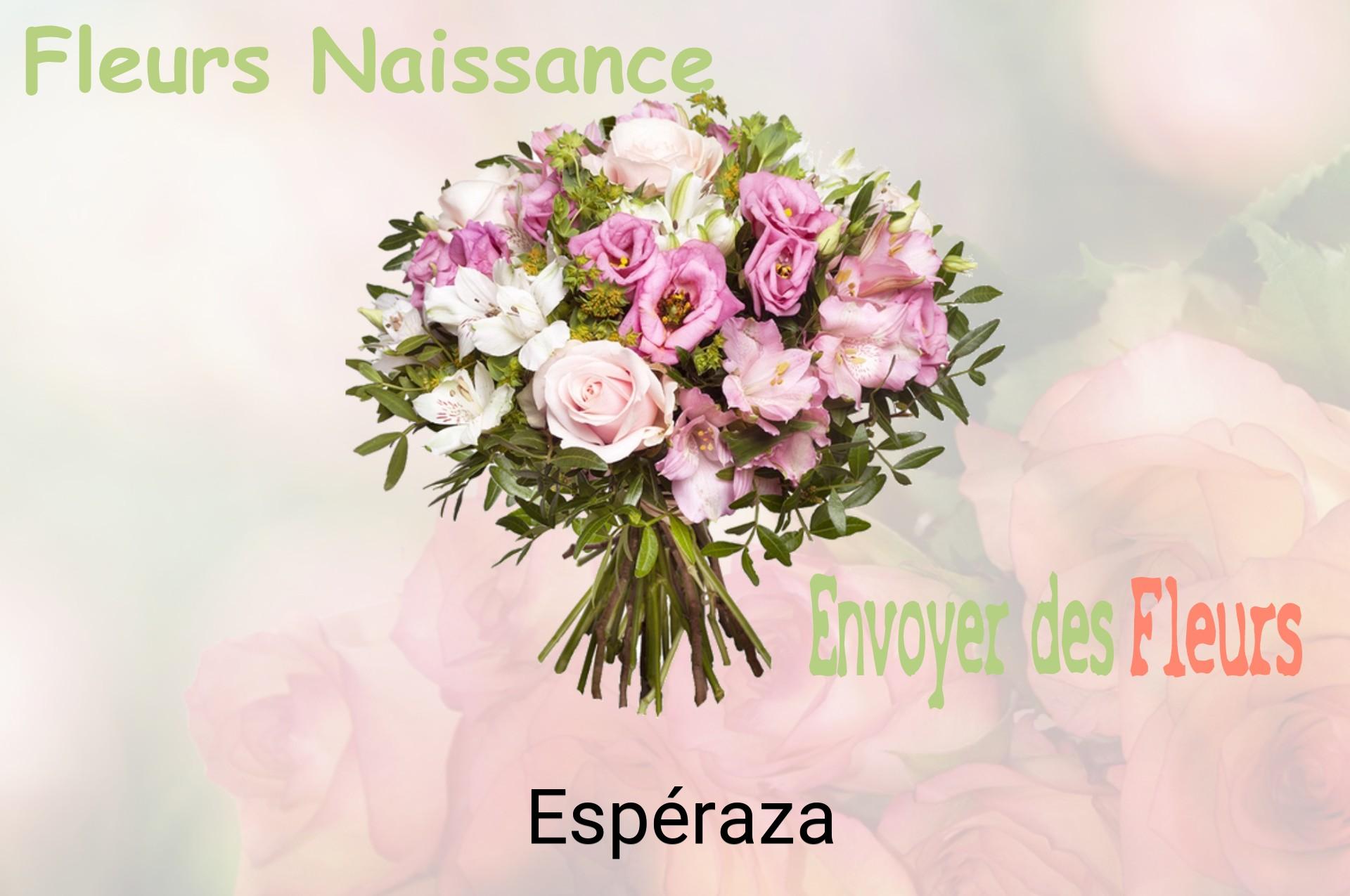 Bouquet de fleurs de naissance livré à Espéraza